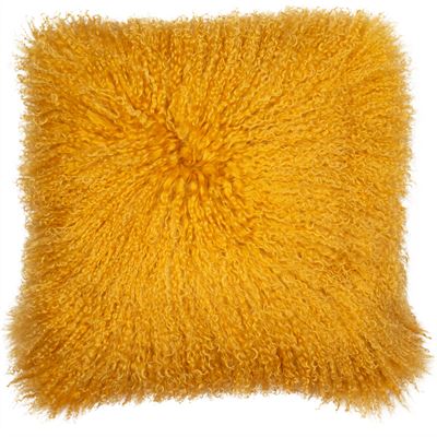 Malini Mongolian Mustard Cushion