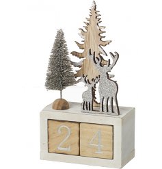 REINDEER SCENE COUNTDOWN 18CM