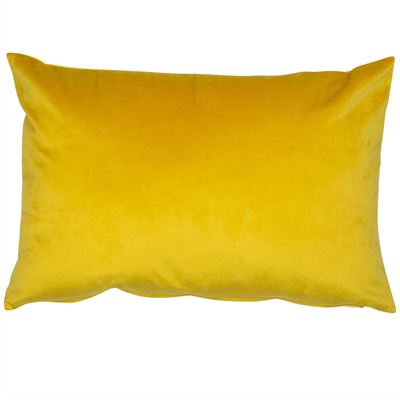 Malini Luxe Rectangle Mustard Cushion