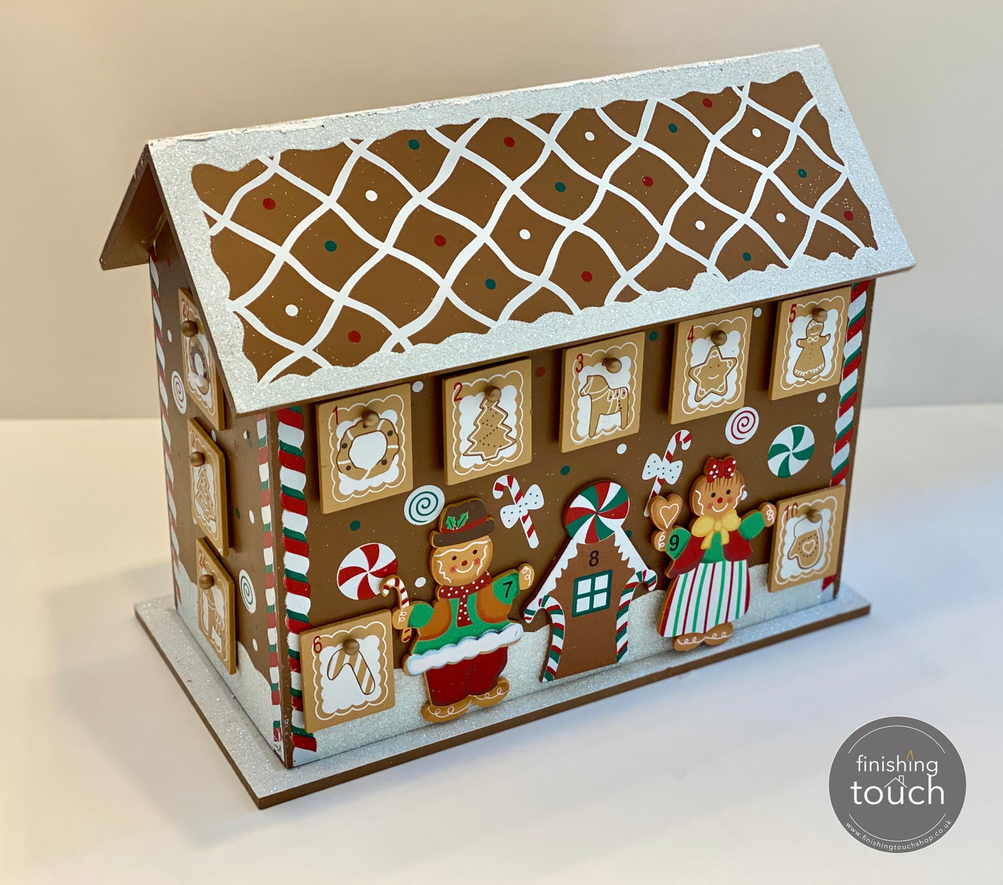 GINGERBREAD HOUSE ADVENT 33CM