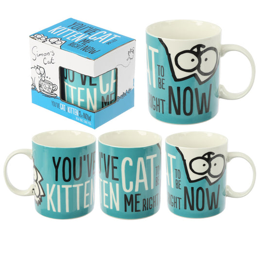 Kitten Slogan Simon's Cat New Bone China Mug