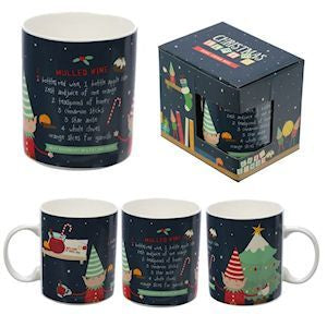 Elf Mulled Wine Christmas Mug