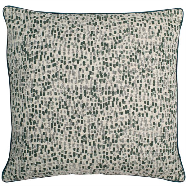 Malini Large Dash Green Cushion