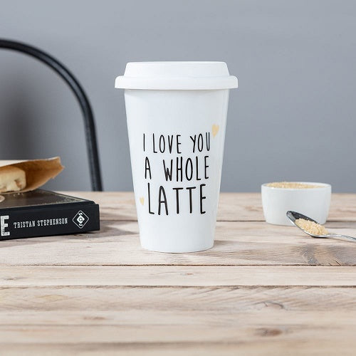 I Love You a whole Latte Travel Mug