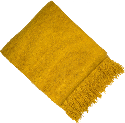 Malini Vogue Mustard Throw