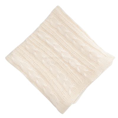 Malini Fjord Ivory Throw